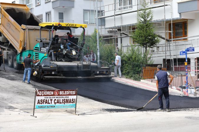 Ankara Keçiören’in tüm mahalleleri asfaltlanıyor 3