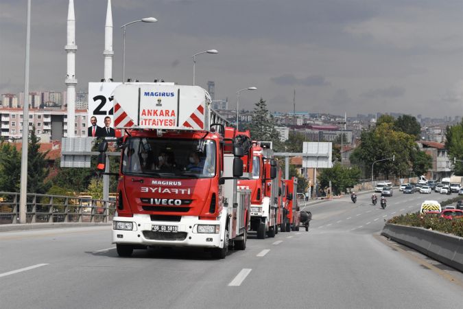 Ankara'da İtfaiye Haftası için çeşitli etkinlikler düzenledi 15