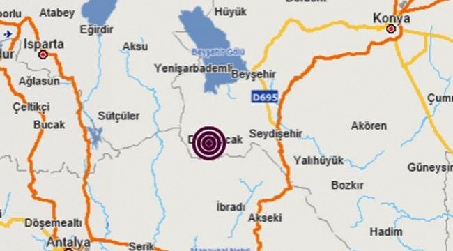 Konya'da 4 büyüklüğünde korkutan deprem 2