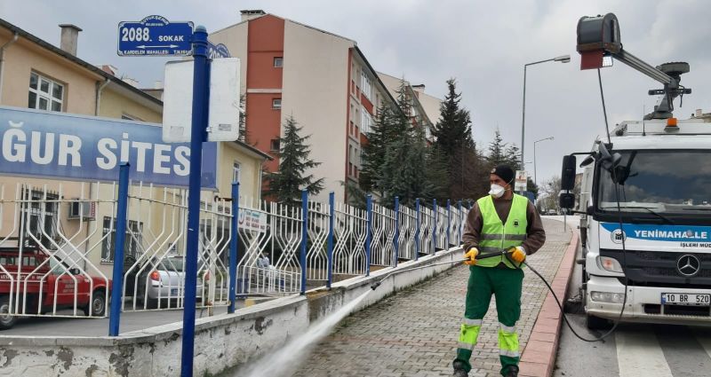 Yenimahalle Belediyesi, dezenfekte işlemlerine hız verdi - Ankara 5