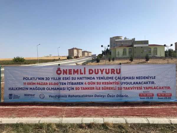 Ankara Polatlı’nın kangrene dönen su sorunu çözülüyor 3