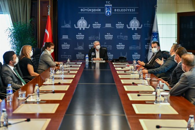 Ankara Kent Konseyi, Başkan Yavaş ve Belediye Meclisi Grup Başkanvekillerini ziyaret etti 1
