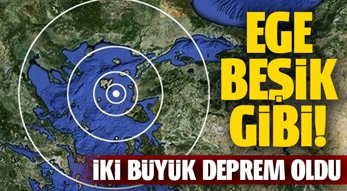 Ege Denizi beşik gibi sallanıyor: Dört saatte 5 büyüklüğünde 2 deprem 1