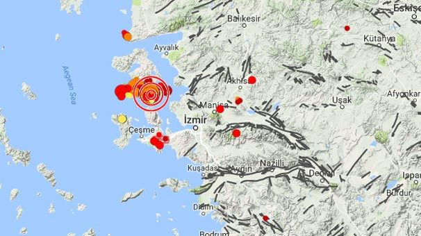 Ege Denizi beşik gibi sallanıyor: Dört saatte 5 büyüklüğünde 2 deprem 2