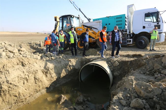 Ankara Polatlı’nın 30 yıllık su çilesini bitirmek için ilk çalışma başladı 7