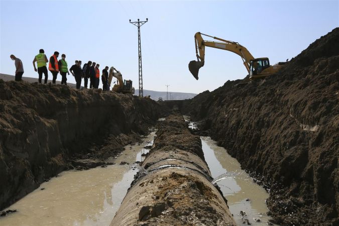 Ankara Polatlı’nın 30 yıllık su çilesini bitirmek için ilk çalışma başladı 9