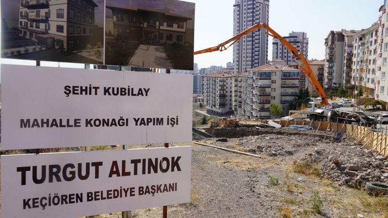 Ankara Keçiören’de Yeni Mahalle Konağının Temelleri Atıldı 5