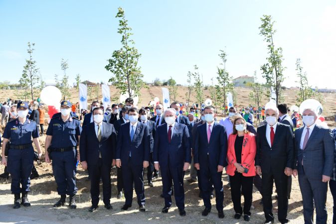 Ankara'nın Başkent Oluşunun 97'nci Yılında Altındağ'da Ihlamur Ormanı Oluşturuldu 11