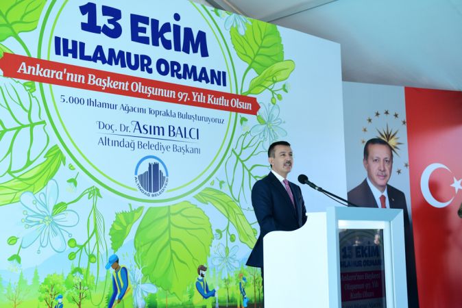 Ankara'nın Başkent Oluşunun 97'nci Yılında Altındağ'da Ihlamur Ormanı Oluşturuldu 2
