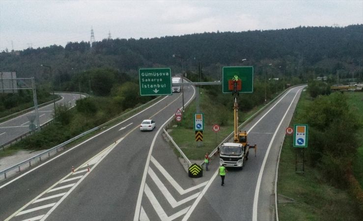 Anadolu Otoyolu Bolu Dağı Tüneli Ankara yönü trafiğe kapatıldı 8