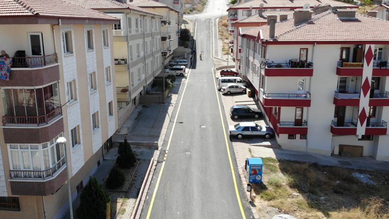 Ankara Pursaklar’da Sokaklar Birer Birer Asfaltlanıyor 1