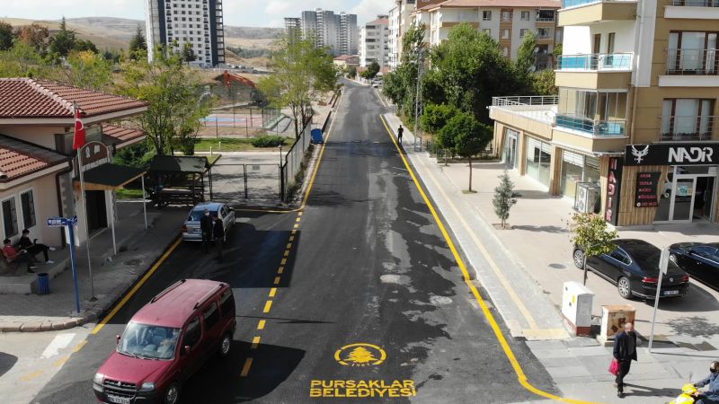 Ankara Pursaklar’da Sokaklar Birer Birer Asfaltlanıyor 5