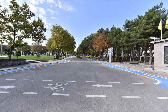 Ankara'daki üniversiteler birer birer bisiklet yoluna kavuşuyor 8