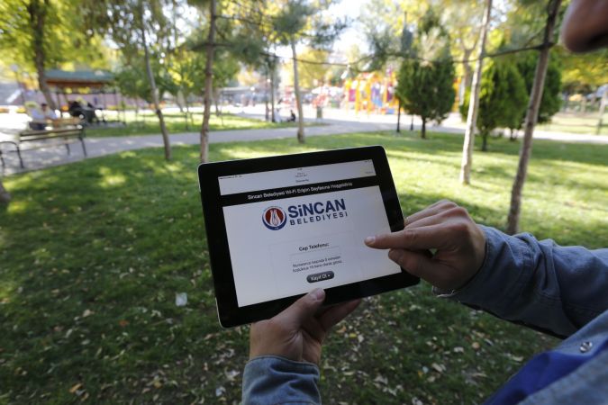 Ankara Sincan Belediyesi'nden 120 noktada ücretsiz Wi-Fi hizmeti 2
