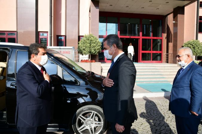 Başkan Köse, Esenler Belediye Başkanı Tevfik Göksu’yu Ağırladı 4
