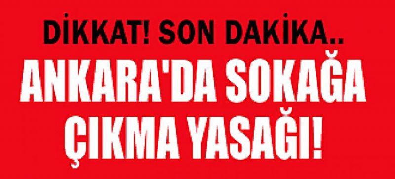 Ankara'da Koronavirüste "Sokağa Çıkma Yasağı" Tüm Halkı Şoka Sokan O Haber Verildi, 2 Üst Düzey Yetkili Açıklama Yaptı! 2 Gün Sonra... 1