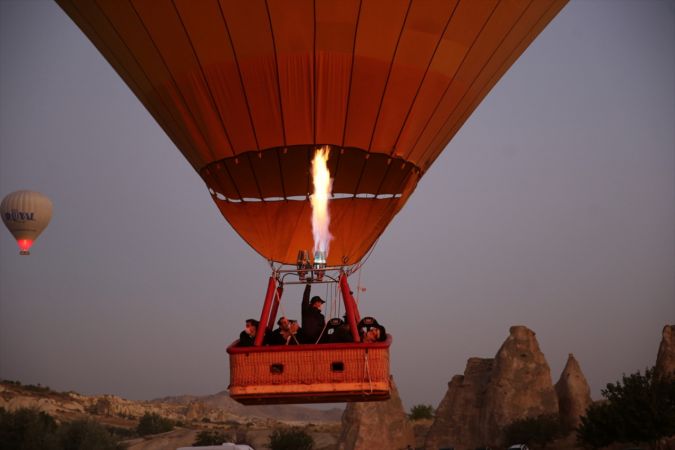 Engelli kızın sıcak hava balonuna binme hayali gerçekleşti 3