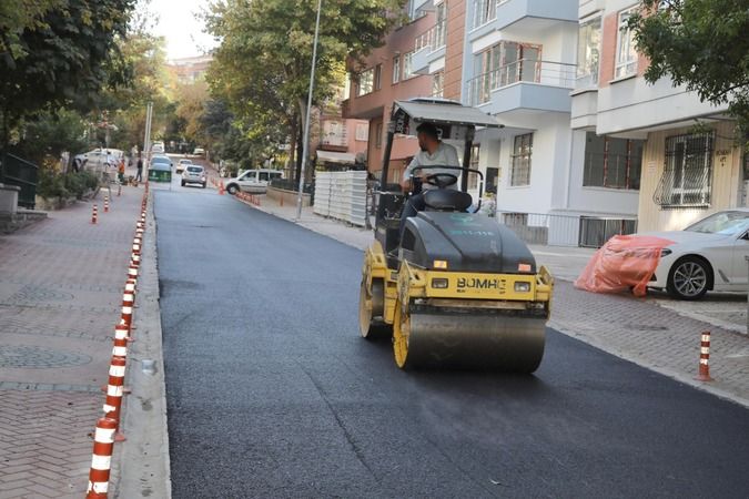 Ankara Çankaya’da asfalt çalışmaları tam gaz devam ediyor 1