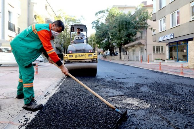 Ankara Çankaya’da asfalt çalışmaları tam gaz devam ediyor 2