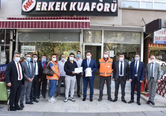 Ankara Berberler Odası tüm üyelerinin risk analizlerini yaptırıyor 12