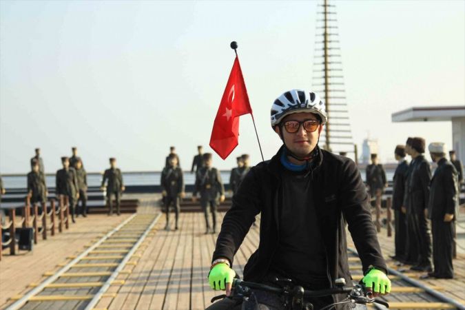 Atatürk'e saygı için Samsun'dan Ankara'ya 500 kilometre pedal çevirecekler 2