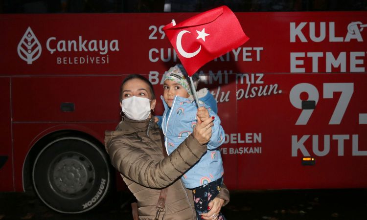 Ankara Çankaya'da görkemli Cumhuriyet kutlaması 10