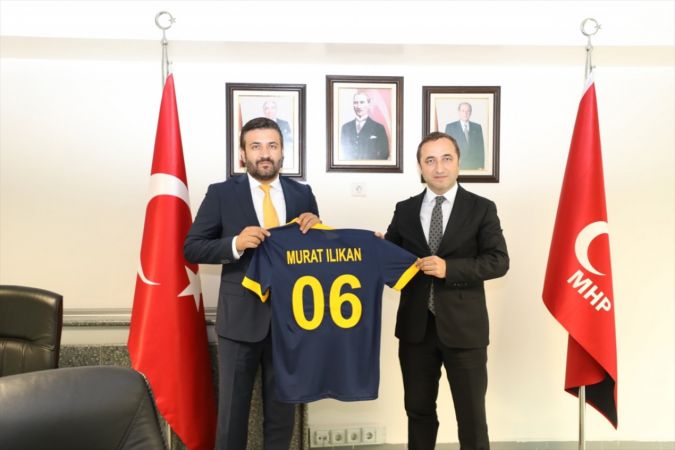 MKE Ankaragücü'nden Ankara Büyükşehir Belediyesi'ndeki siyasi partilerin grup başkan vekillerine ziyaret 2