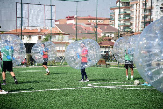 Ankara'da Mamaklı gençler Balon Futbolu ile tanıştı 1