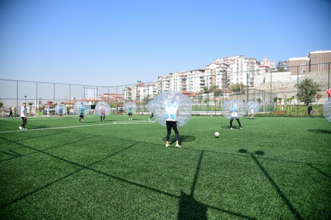 Ankara'da Mamaklı gençler Balon Futbolu ile tanıştı 3