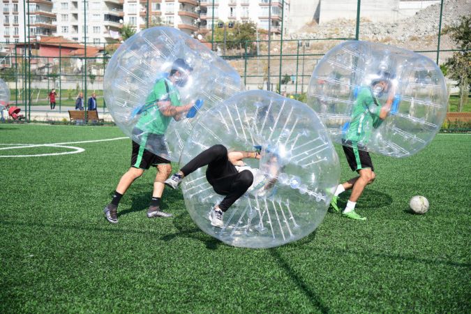 Ankara'da Mamaklı gençler Balon Futbolu ile tanıştı 6