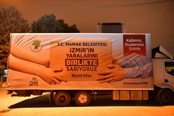 Ankara Mamak’tan İzmir’e yardım tırı yola çıktı 5