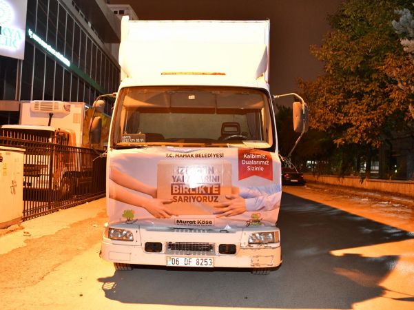 Ankara Mamak’tan İzmir’e yardım tırı yola çıktı 7