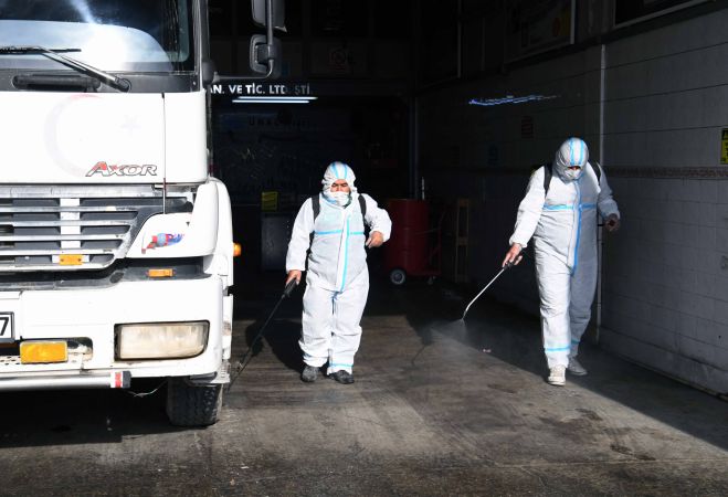 Ankara Büyükşehir sanayi bölgelerinde dezenfeksiyon çalışmalarını artırdı 5