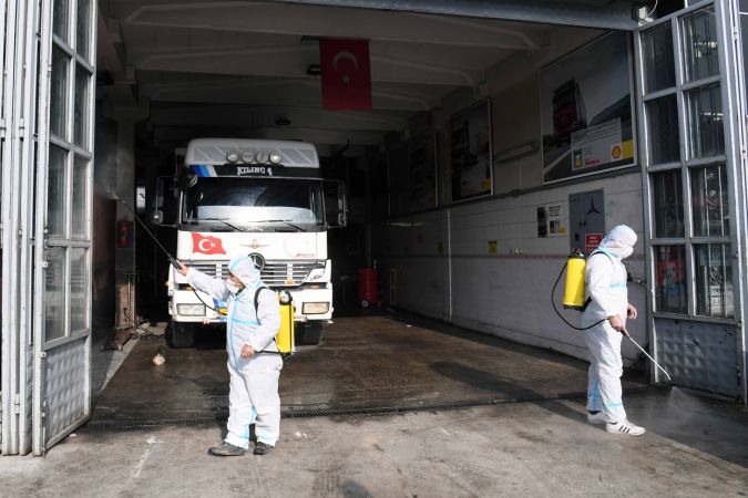 Ankara Büyükşehir sanayi bölgelerinde dezenfeksiyon çalışmalarını artırdı 6
