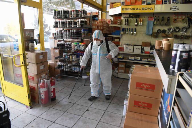 Ankara Büyükşehir sanayi bölgelerinde dezenfeksiyon çalışmalarını artırdı 1