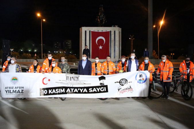 Atatürk'ü ziyaret etmek için Mersin'den Ankara'ya pedal çevirmeye başladılar 2