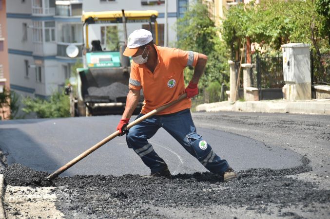Ankara Mamak’ta asfalt çalışması hız kesmiyor 5