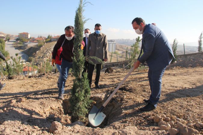 Ankara Etimesgut Belediyesi'nden Milli Ağaçlandırma Seferberliğine 2020 ağaçlık destek 2