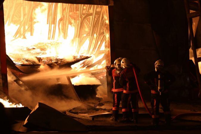 Ankara Siteler'de korkutan yangın 9
