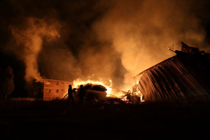Ankara Siteler'de korkutan yangın 11