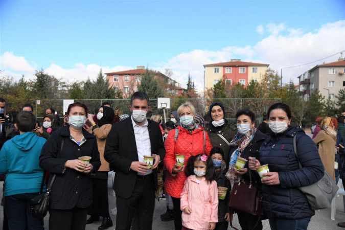 Ankara Pursaklar'da Fidanlar Toprakla Buluştu 2