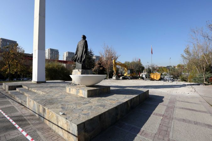 Ankara Batıkent'in kalbine ilk kazma vuruldu 1