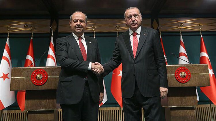 Cumhurbaşkanı Erdoğan, Kuzey Kıbrıs Türk Cumhuriyeti'ne gitti 2