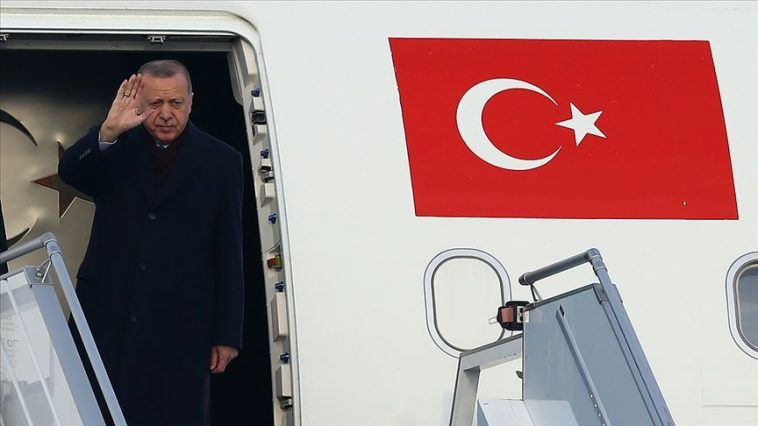 Cumhurbaşkanı Erdoğan, Kuzey Kıbrıs Türk Cumhuriyeti'ne gitti 1