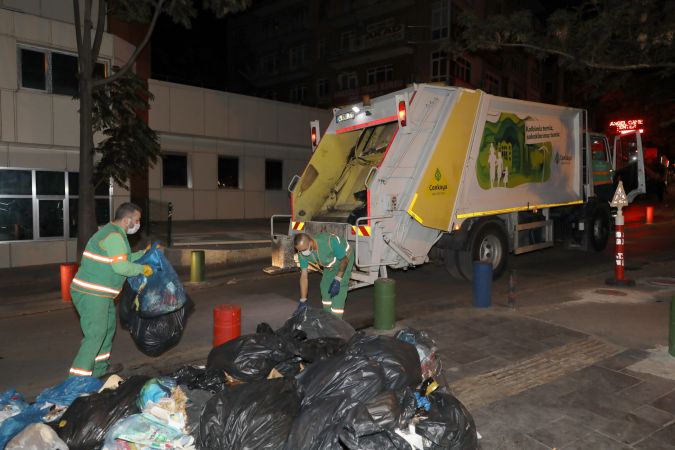 Ankara Çankaya temizlik nöbetinde 5