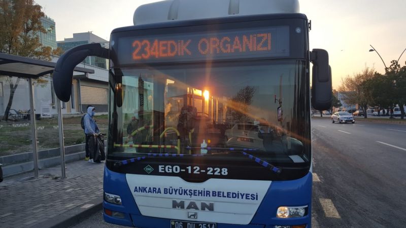 EGO’dan OSB otobüs ve raylı sistem hatlarına pandemi ayarı 1
