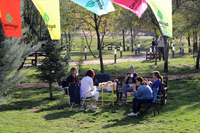 Ankara Çankaya parklarında sonbahar keyfi 2