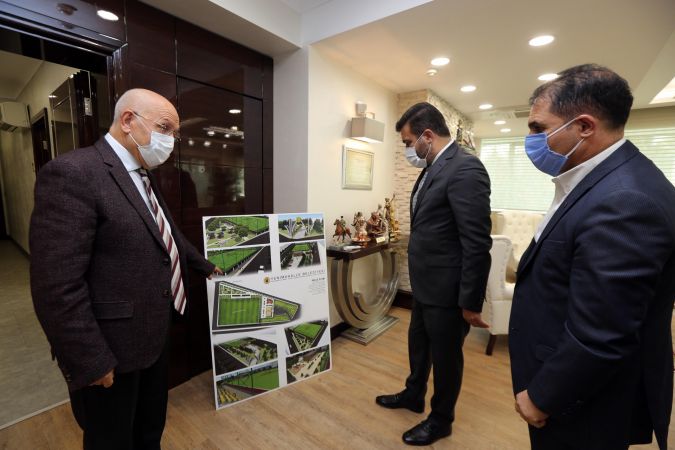 Ankara Yenimahalle Belediye Başkaın Yaşar, Ankaragücü yönetimini ağırladı 2
