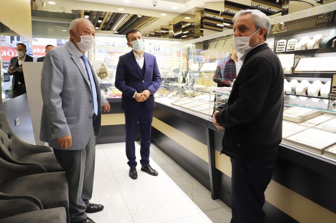 Ankara Altındağ Belediye Başkanı Balcı'dan kuyumculara ziyaret 11