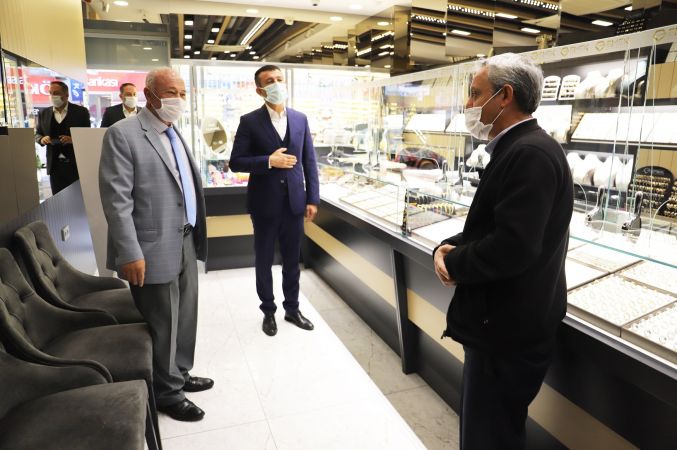 Ankara Altındağ Belediye Başkanı Balcı'dan kuyumculara ziyaret 10